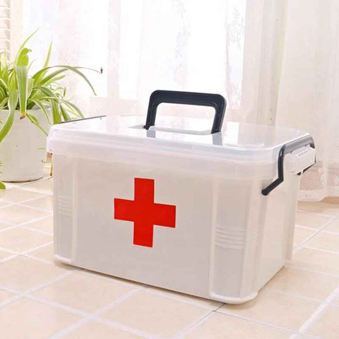 Premium Double - Layer Medicine Storage Box - Akaasi