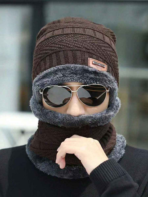 Unisex Beanie & Scarf Winter Set - Akaasi