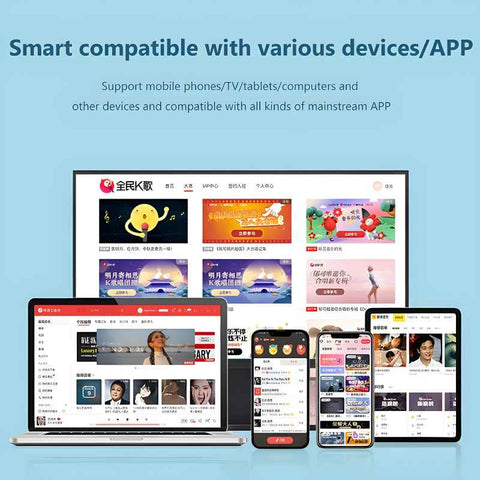 Y1 Mini Karaoke Microphone Speaker Set - Akaasi