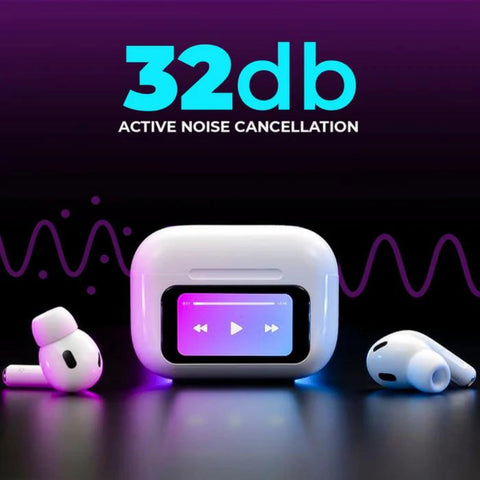 A9 Pro Touchscreen Noise Reduction Earbuds - Akaasi