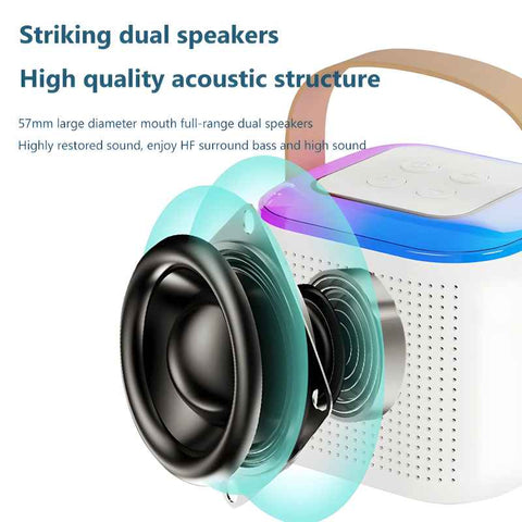 Y1 Mini Karaoke Microphone Speaker Set - Akaasi