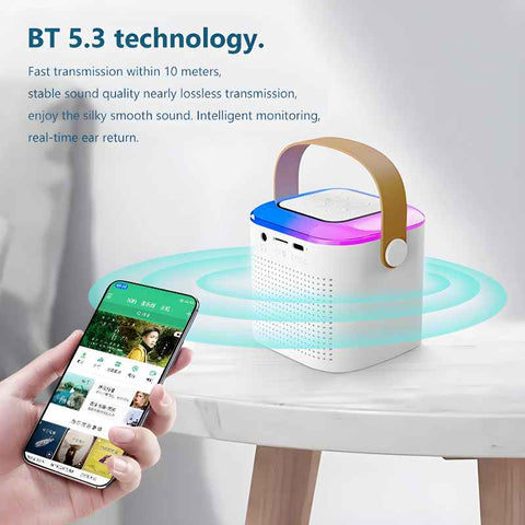 Y1 Mini Karaoke Microphone Speaker Set - Akaasi