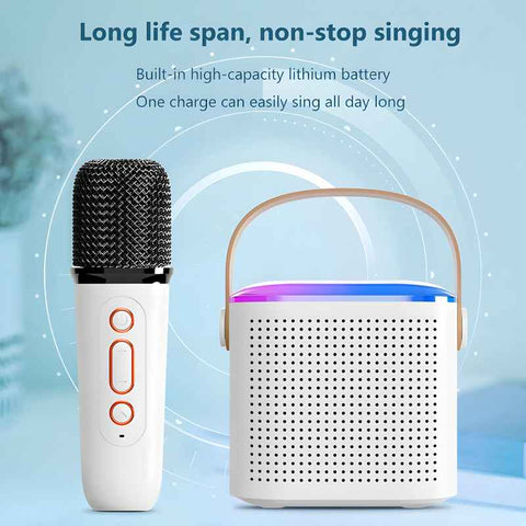 Y1 Mini Karaoke Microphone Speaker Set - Akaasi