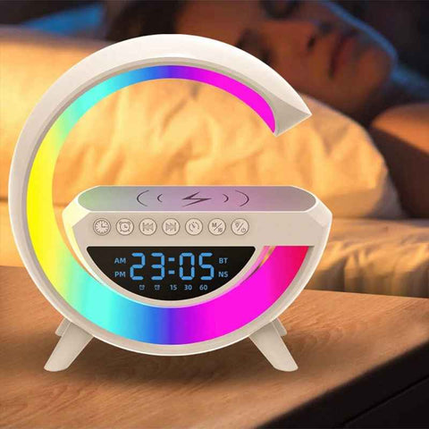 BT - 3401 LED Wireless Charging Bluetooth Speaker - Akaasi