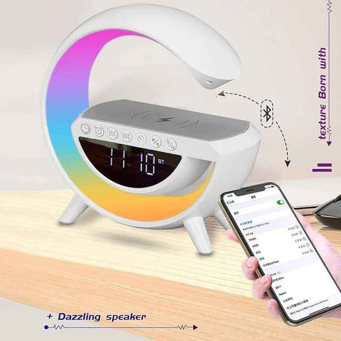 BT - 3401 LED Wireless Charging Bluetooth Speaker - Akaasi