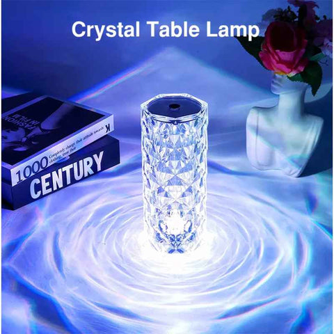 Crystal Diamond Touch Table Lamp - Akaasi