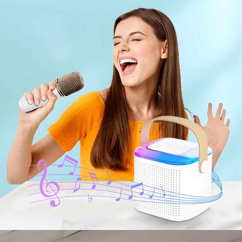 Y1 Mini Karaoke Microphone Speaker Set - Akaasi