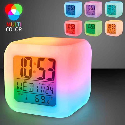Dice Shape LED Digital Alarm Clock - Akaasi