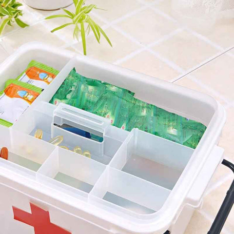 Premium Double - Layer Medicine Storage Box - Akaasi