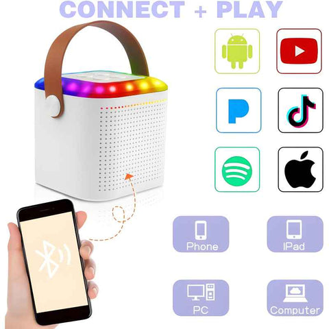 Y1 Mini Karaoke Microphone Speaker Set - Akaasi