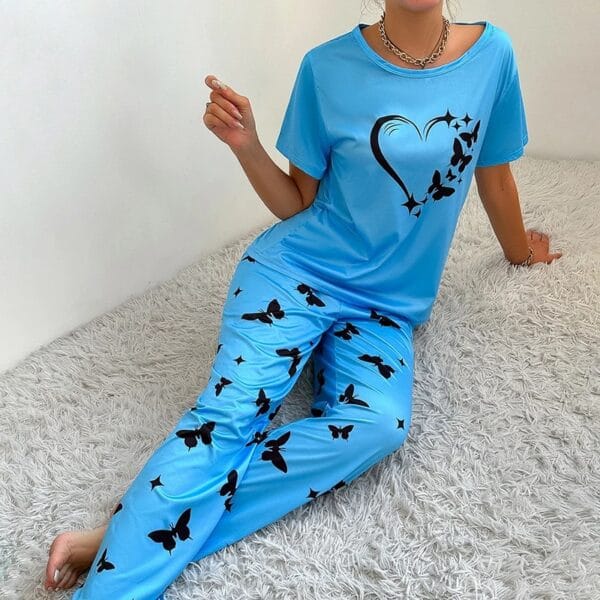 Butterfly Printed Women’s Nightwear - Image 5