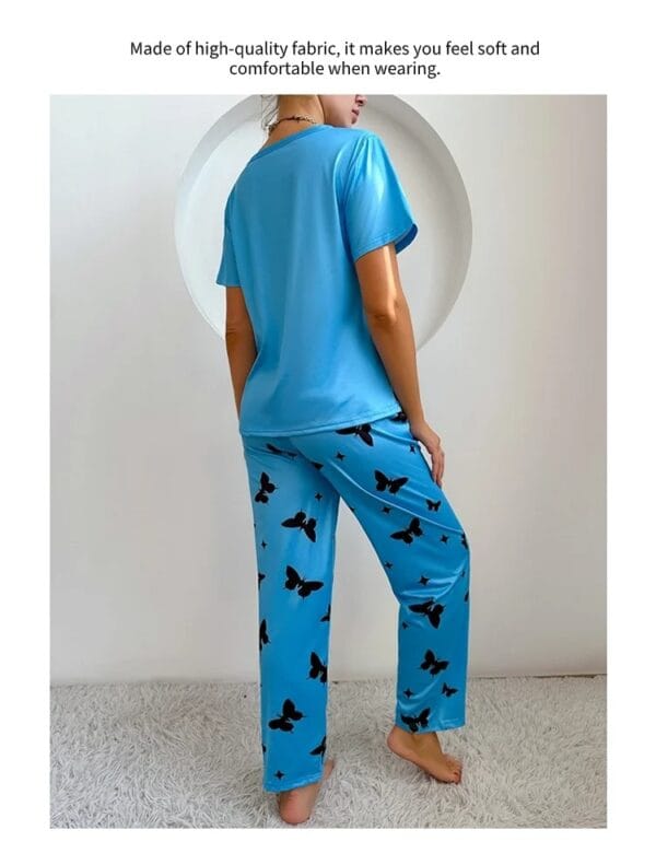 Butterfly Printed Women’s Nightwear - Image 6