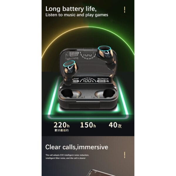 M30 TWS Bluetooth 5.2 Wireless Earbuds - Image 6