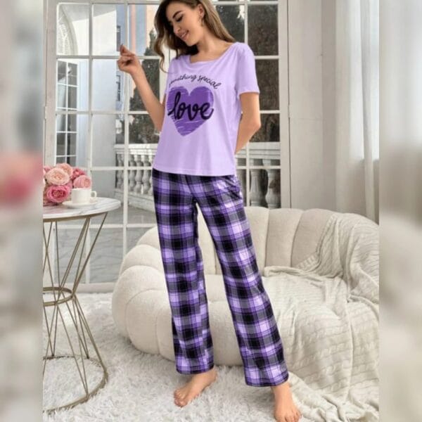 Cozy Love Heart Nightwear Set
