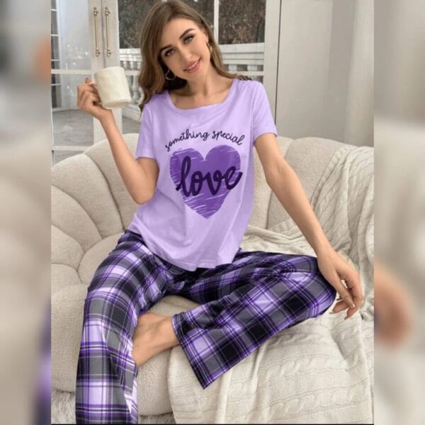 Cozy Love Heart Nightwear Set - Image 5