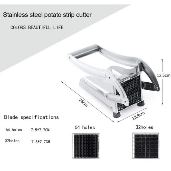 Stainless Steel Potato Cutter - Image 4